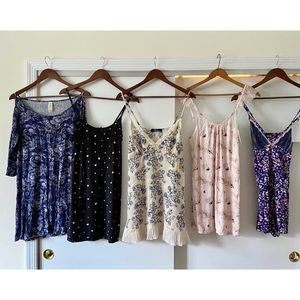 5 Women's Pajama Slips NEW. Retail $150